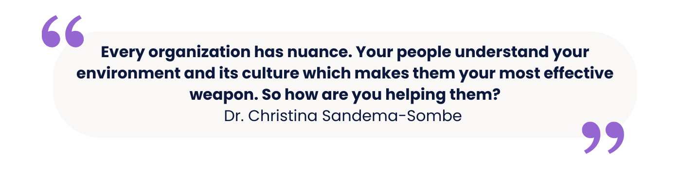 Christina Sandema-Sombe quote data literacy