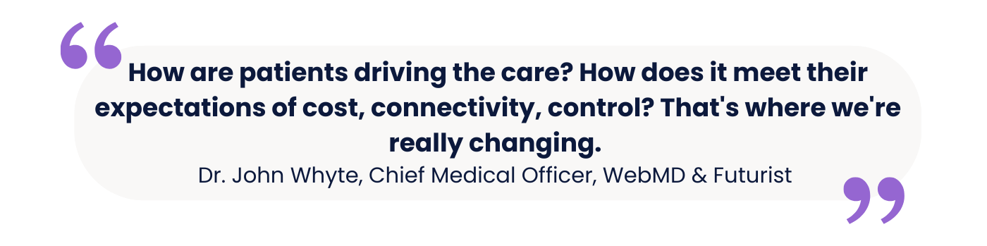 John Whyte healthcare quote