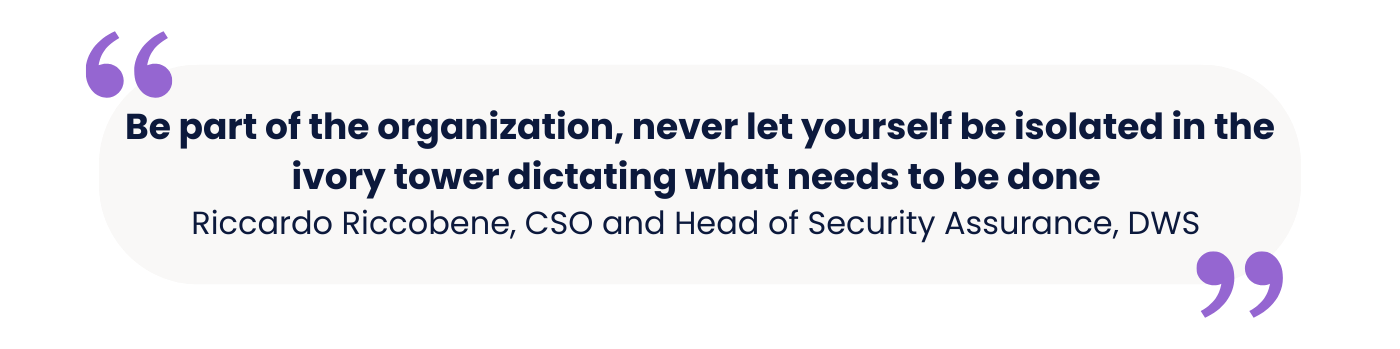 Riccardo Riccobene security quote