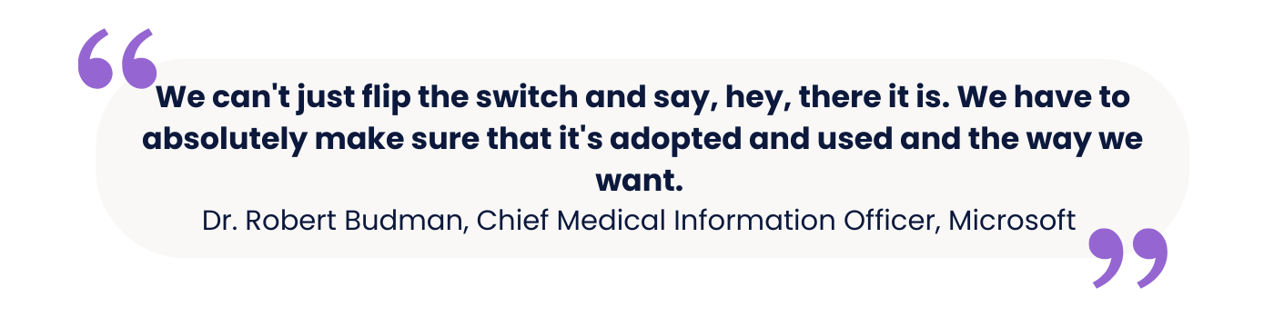 Robert Budman healthcare quote