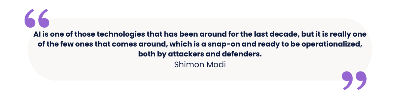Cybersecurity in 2025 Shimon Modi quote 1