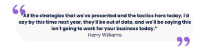 Harry Williams CMO Quote One